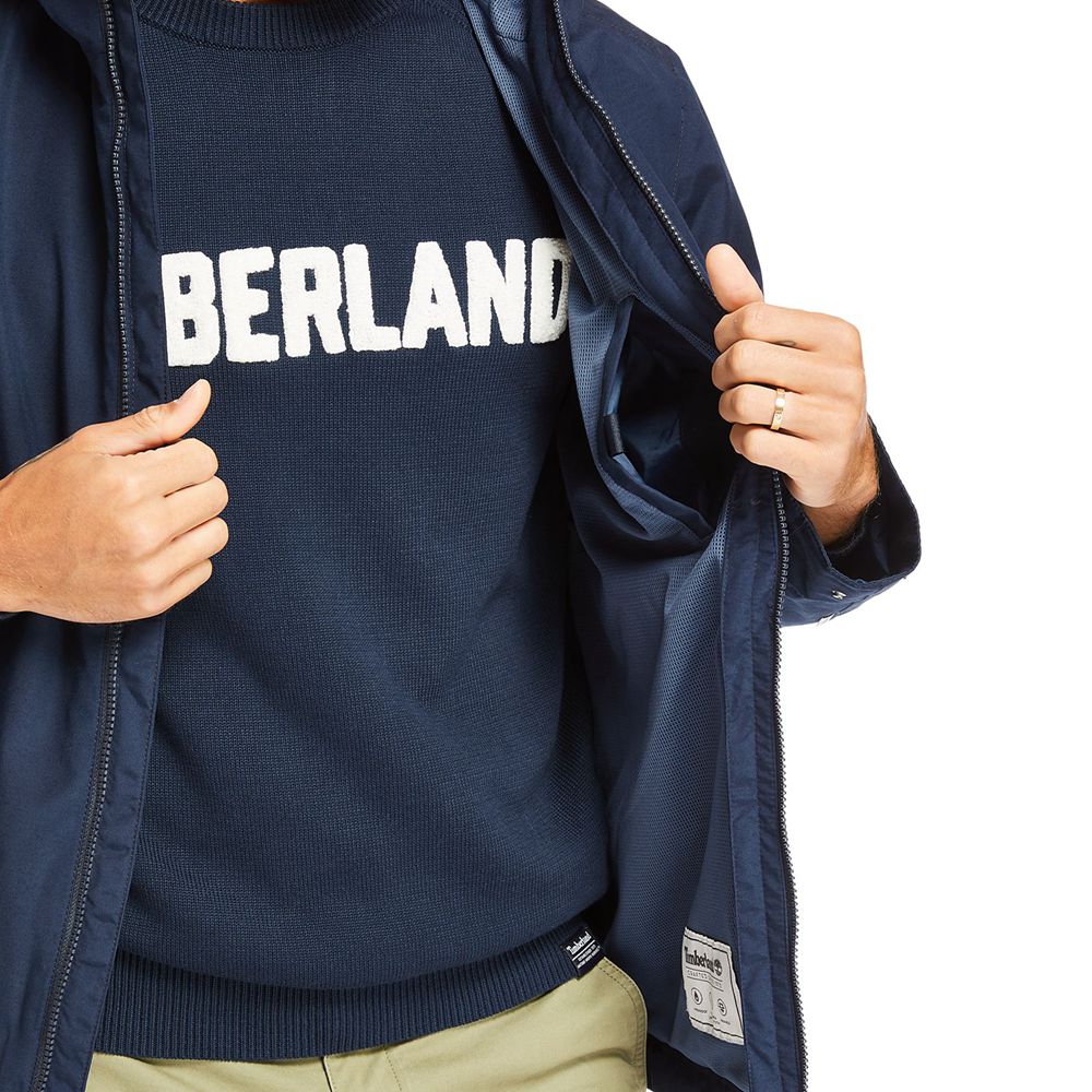 Chaquetas Timberland Hombre Ragged Mountain Waterproof Azul Marino - Chile EAI-392187